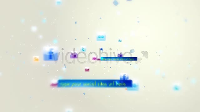 Glassy Corporate Social Media Icons