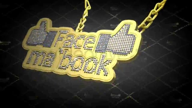 Hiphop Style Blingbling 3D Pendant On Chain