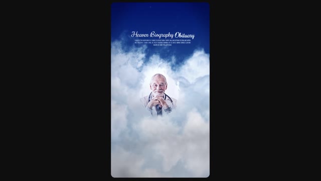 Heaven Biography Obituary Vertical Slideshow