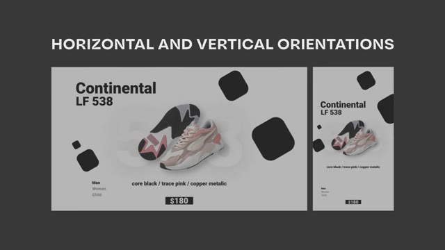 Sneakers Shoes Product Promo For After Effects