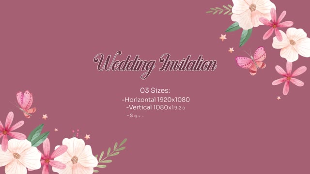 Happy Wedding Invitation