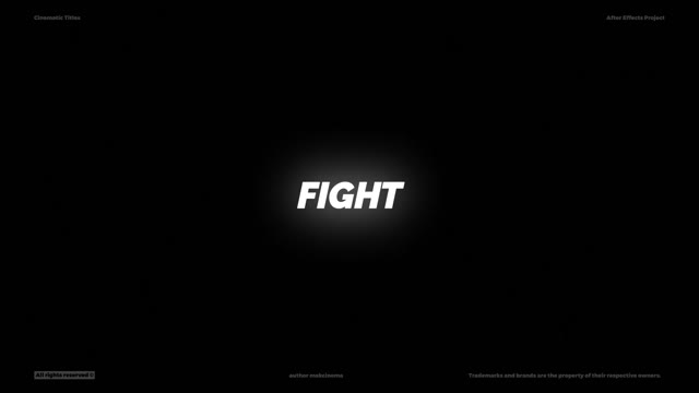 Cinematic Titles Cinematic Intro