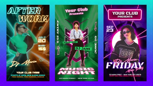 Night Club Instagram Reels
