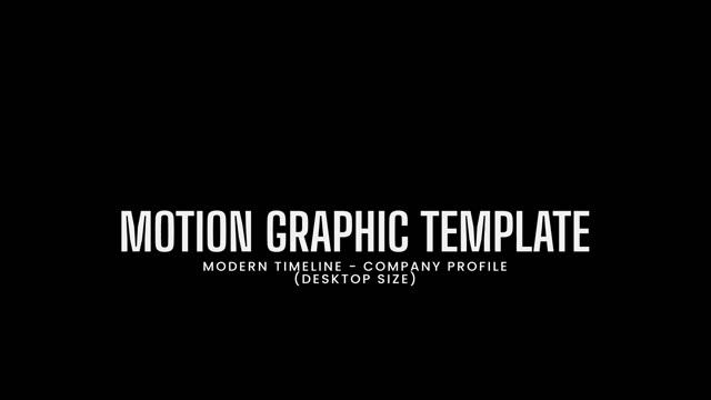 Introopening Modern Timeline Desktop Company Profile After Effects Project Files