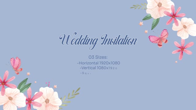 Sunflowers Wedding Invitation