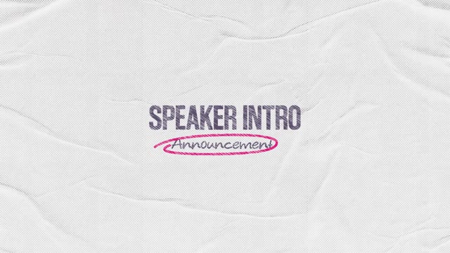 Speakers Grunge Intro