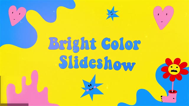 Bright Colour Kids Slideshow