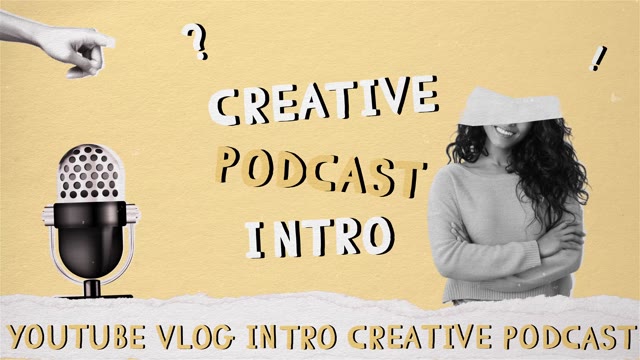 Paper Style Podcast Youtube Intro 4K