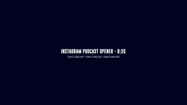Podcast Opener Instagram Shorts Tik Tok