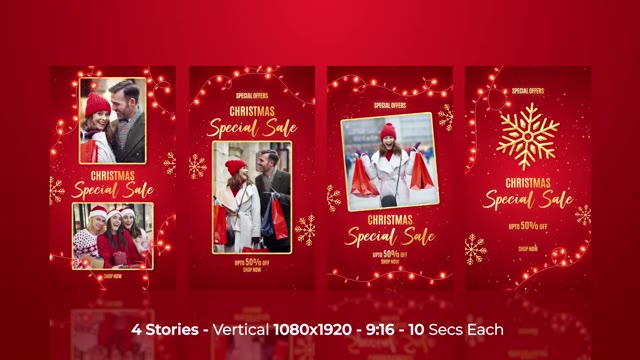 Christmas Celebration Sale Insta Stories