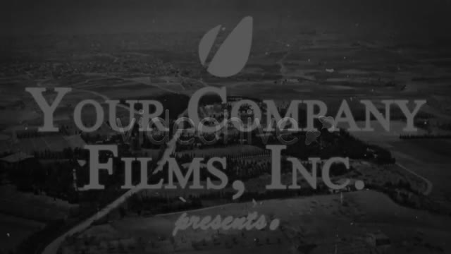 Vintage Movie Credits