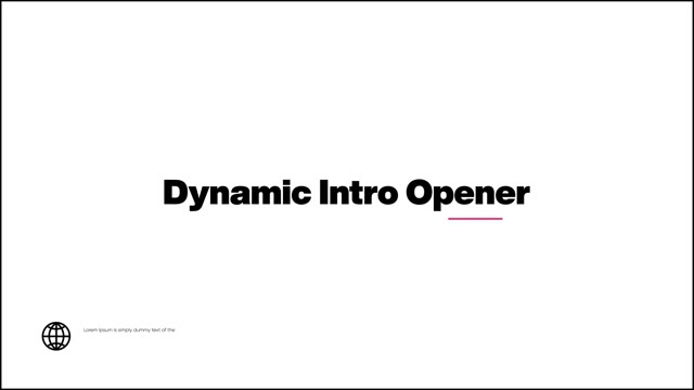 Dynamic Intro Opener