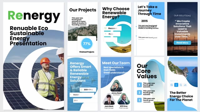 Eco Sustainable Promo Presentation Story