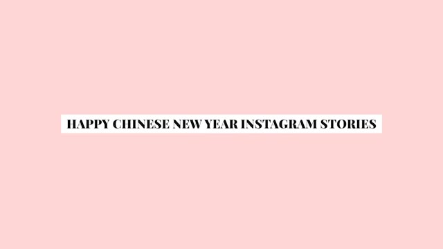 Happy Chinese New Year Instagram Stories