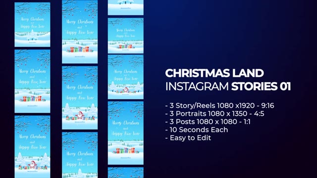 Christmas Land Instagram Stories 01