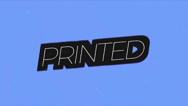 Printed Logo Title Opener
