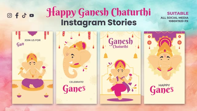 Happy Ganesh Chaturthi Instagram Stories