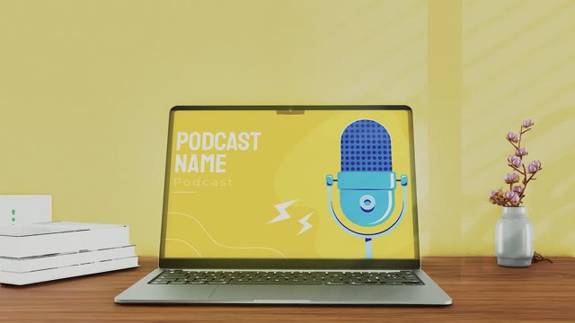 Laptop Screen Opener Mockup Scene