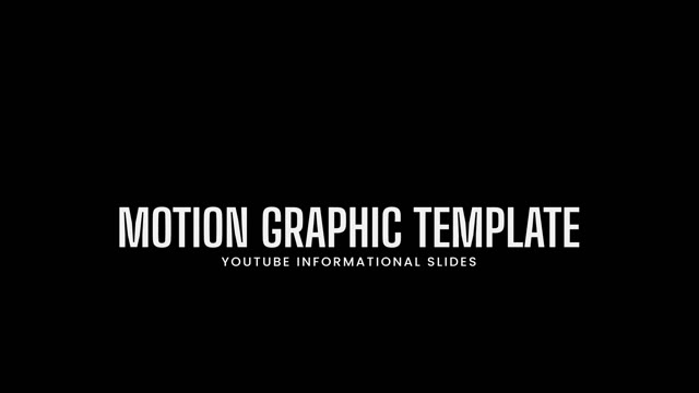 Introopening Youtube Informational Slides After Effects Project Files