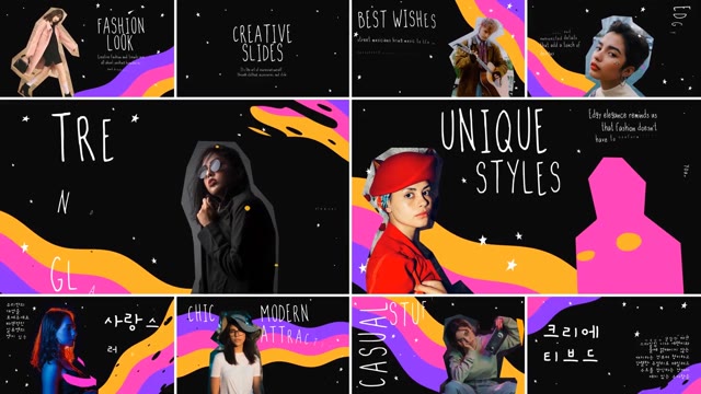 Colorful Creative Slides For After Effects