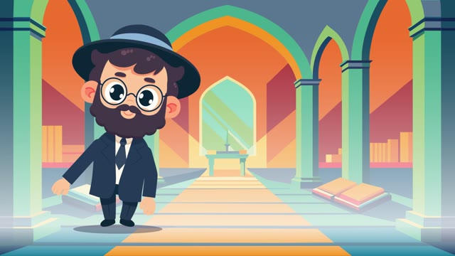 5 Concepts Flat Character Rabbi In A Synagogue