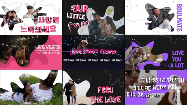 Love Story Promo For After Effects