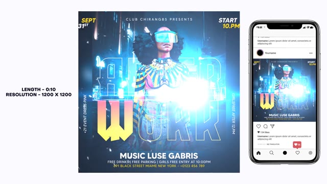 Night Club Flyer V10