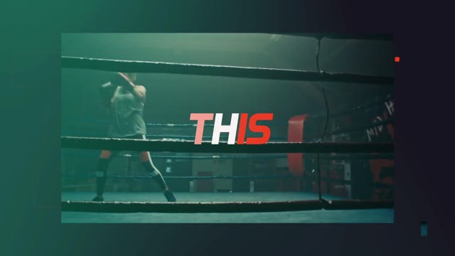 Sport Event Promo Fight Night