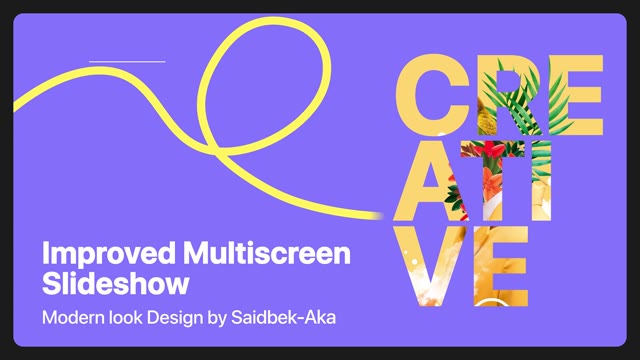 Creative Opener Multiscreen Slideshow
