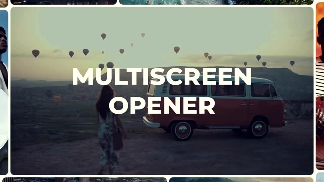 Joyful Memorial Slideshow Travel Creative Multiscreen Intro