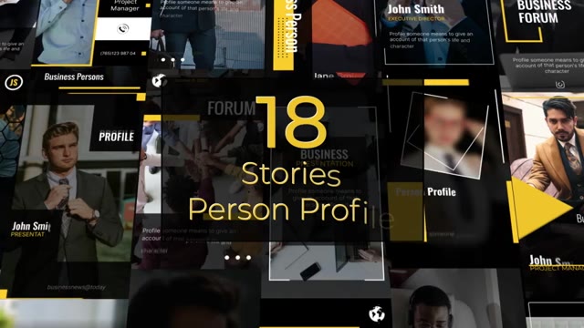 Business Person Profile Stories