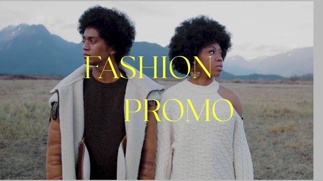 Typographic Fashion Promo