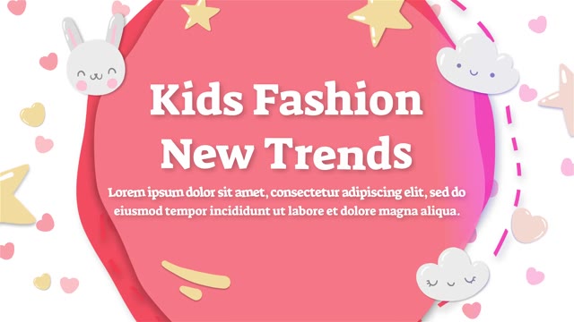 Kids Fashion Promo Sale Slideshow