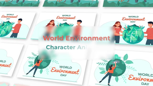 World Enviornment Day Explainer Animation Scene