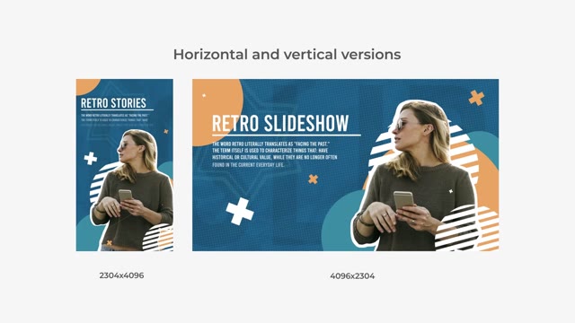 Retro Slides And Stories For After Effects
