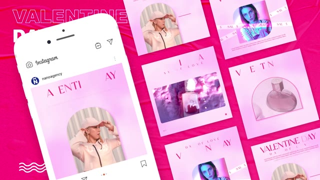 Valentine Social Media Instagram