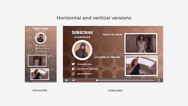 Social Media Endscreens For After Effects