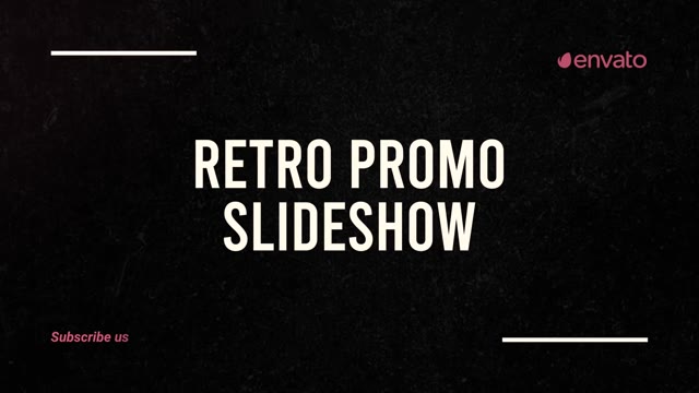 Retro Promo Slideshow For After Effects