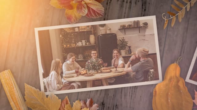 Thanksgiving Day Slideshow Opener For After Effects