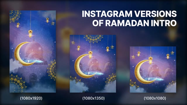 Ramadan Intro Instagram Versions