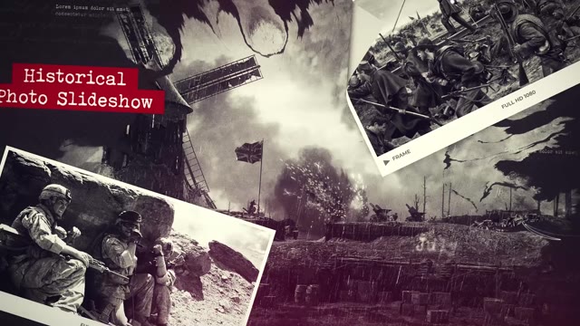 History Slideshow Old Memories Retro Photo Album