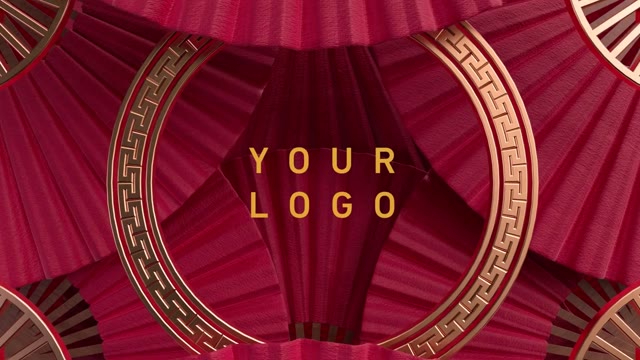 Chinese New Years Eve Elegant Logo Reveal
