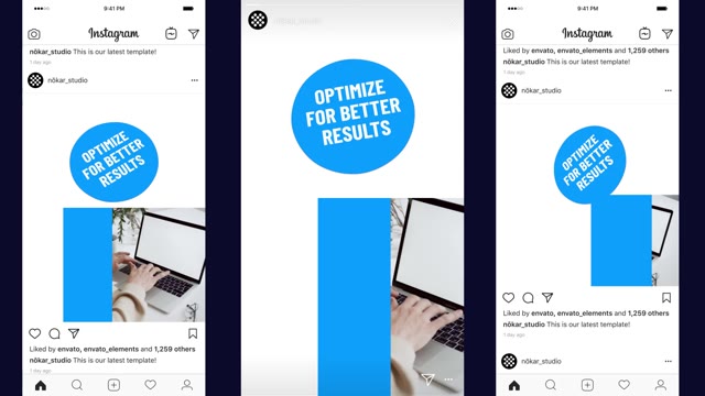 Seo Marketing Instagram Posts And Stories Slideshow
