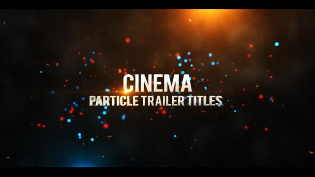 Cinema Particle Trailer Titles