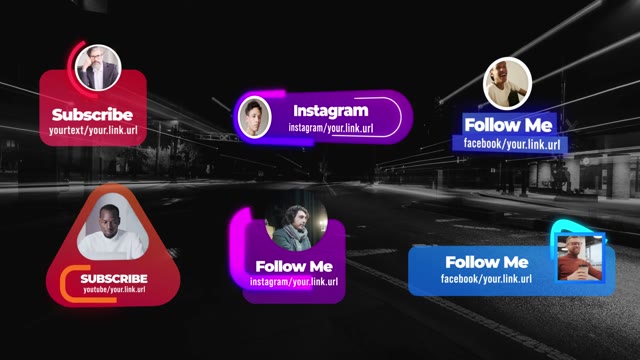 Images Follow Me Lower Thirds