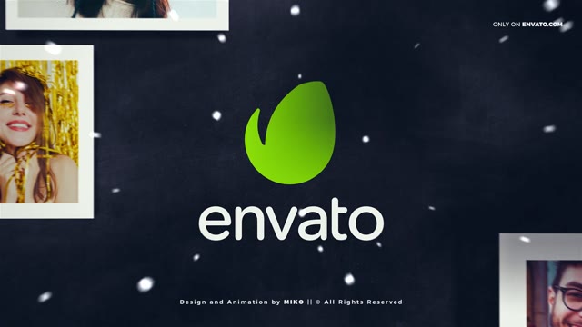 Christmas Photo Logo Opener