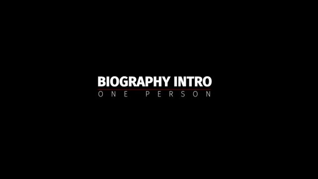 Biography Intro
