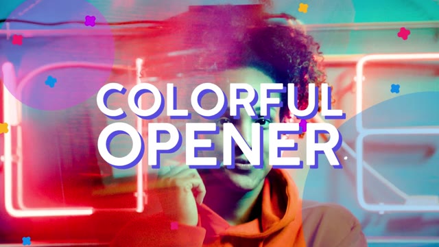 Colorful Opener After Effects