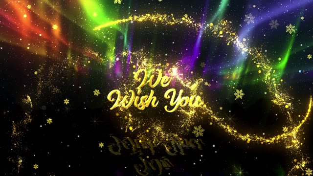 Christmas Aurora Lights Greetings
