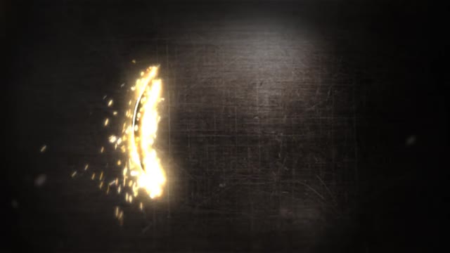 Welding Logo Reveal With Sparks